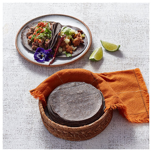 Tortillas Blue Corn 14.5cm 500g